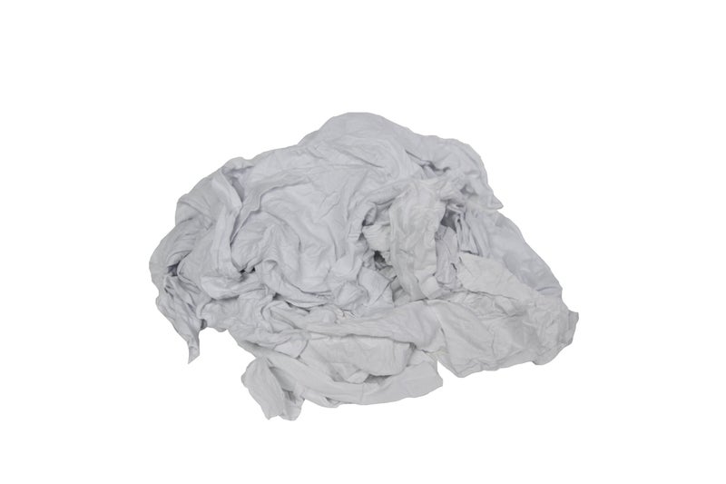 Trimaco 10432 4lb Compressed Box SuperTuff White T-Shirt Knit Rags, 5 - Image 2
